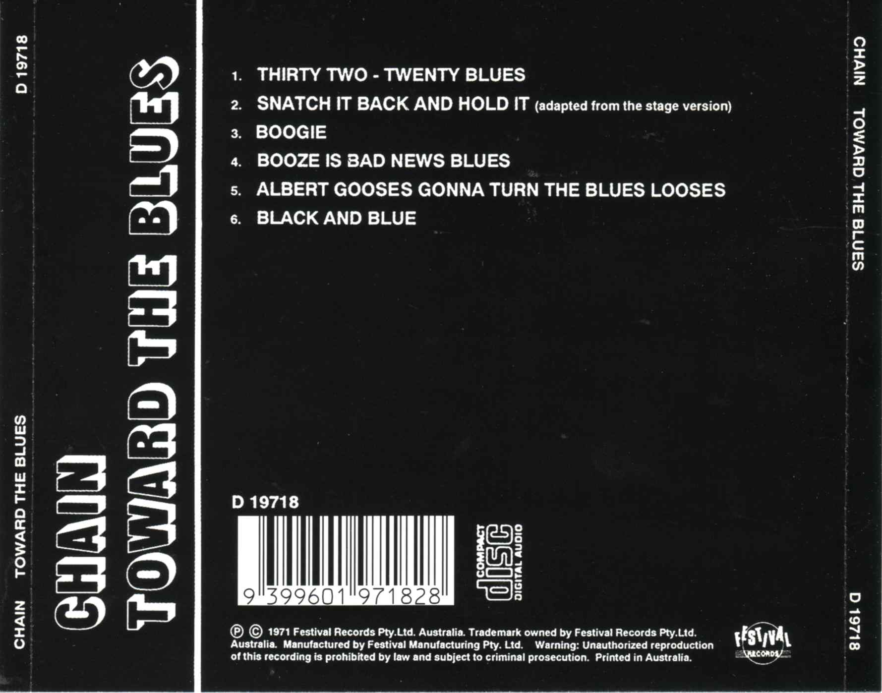 Chain  Towards The Blues : Back